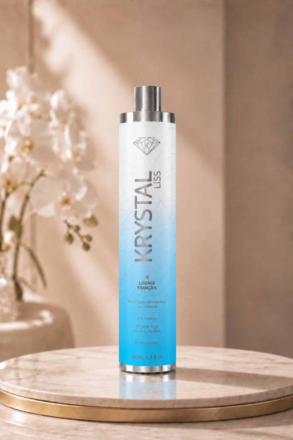 Lissage Krystal Liss Paris 200ml - Soin lissant professionnel